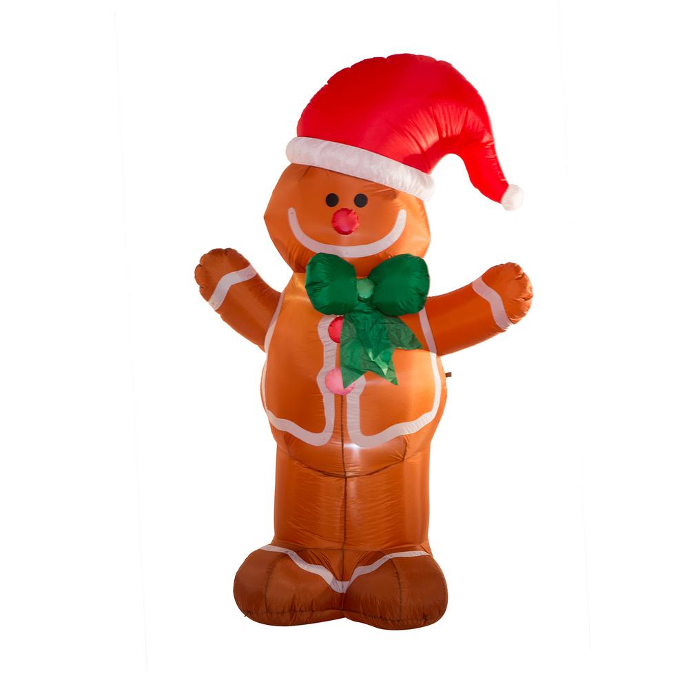 4 FT TALL GINGERBREAD MAN CHRISTMAS INFLATABLE NEW