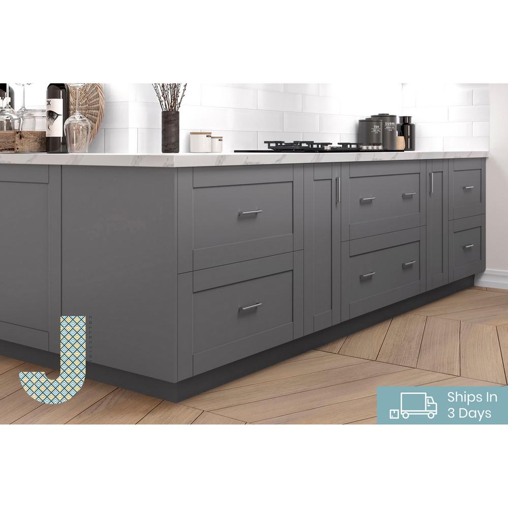 J Collection Shaker Assembled 36 In X 34 5 24 Base Cabinet With 10 Metal Drawer Box Gray B36a Gs The Home Depot - 24 X Kitchen Base Cabinet J Collection Shaker Assembled 36 In X 34 5 24 Base Cabinet With 10 Metal Drawer Box Gray B36a Gs The Home Depot - 24 X Kitchen Base Cabinet