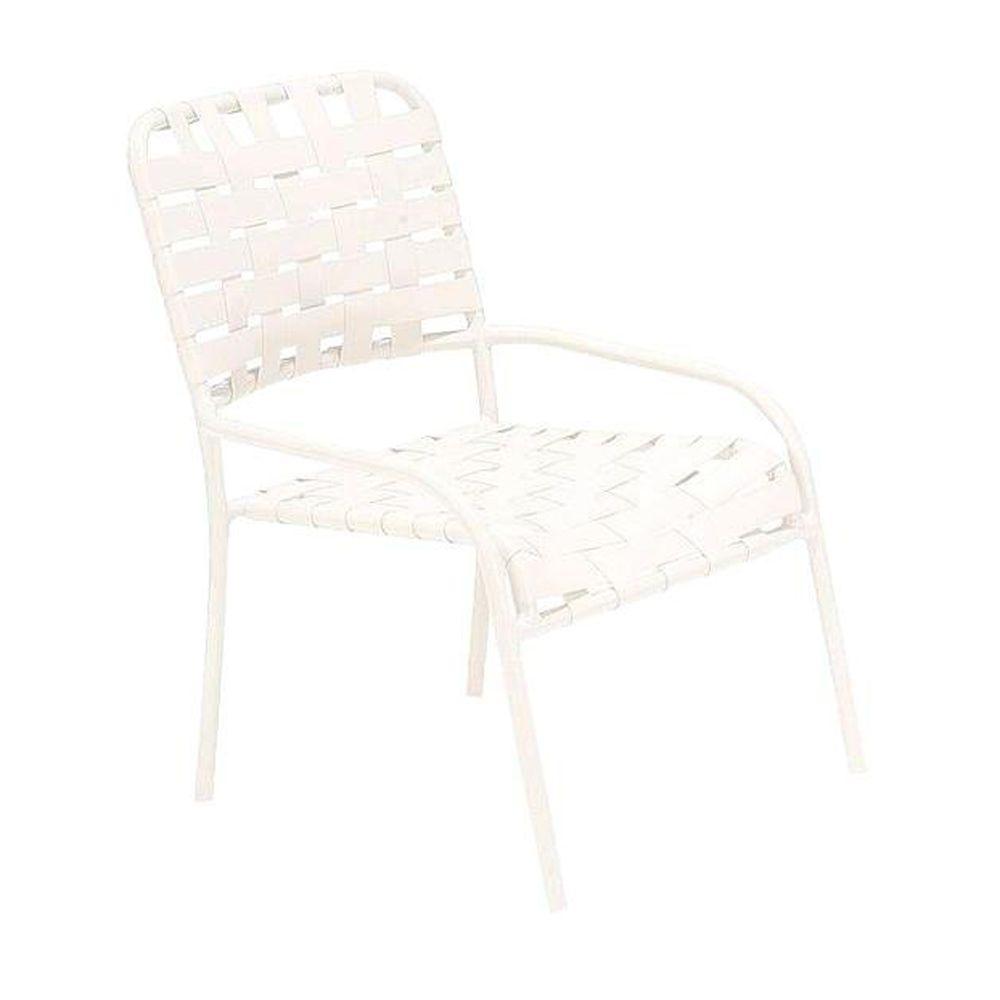 Tradewinds Lido Crossweave Contract White Nesting Gaming Patio Chair 2 Pack