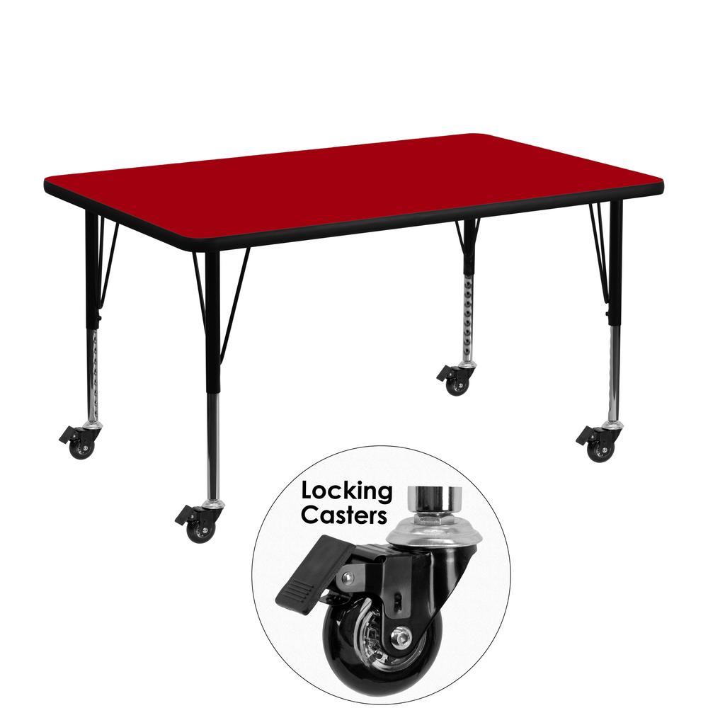 Flash Furniture Red Kids Table Xua3048recrdtpc The Home Depot Flash Furniture Red Kids Table