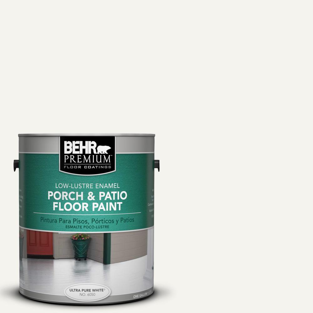 Behr Premium 1 Gal Pwn 10 Decorator White Low Re Interior Pwn 10 Decorator White Low Re Interior Exterior Porch And Patio Floor Paint