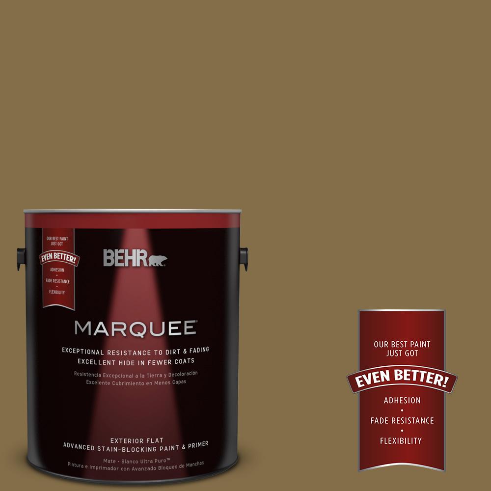 BEHR Premium Plus 1gal. BNC10 Gourmet Mushroom Flat Exterior Paint