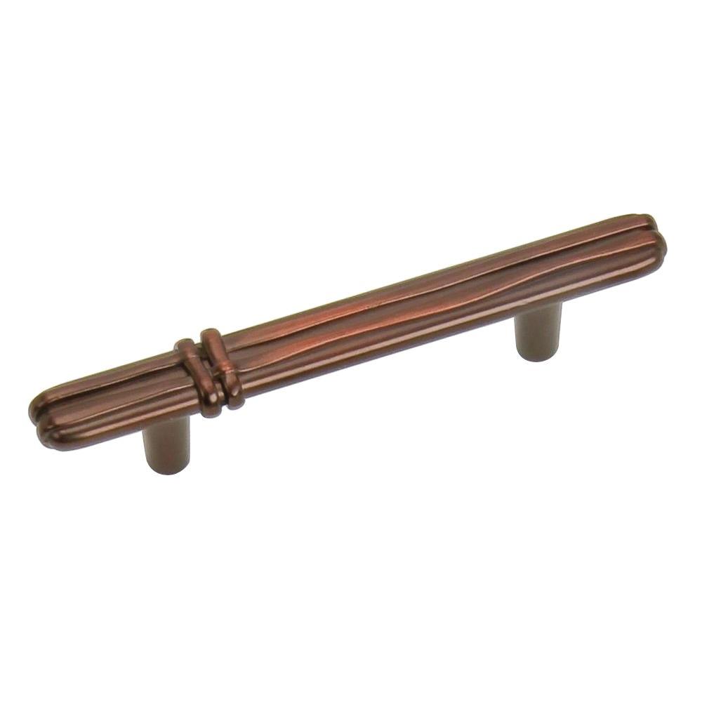 Laurey 3 in. Antique Copper Pull37107 The Home Depot