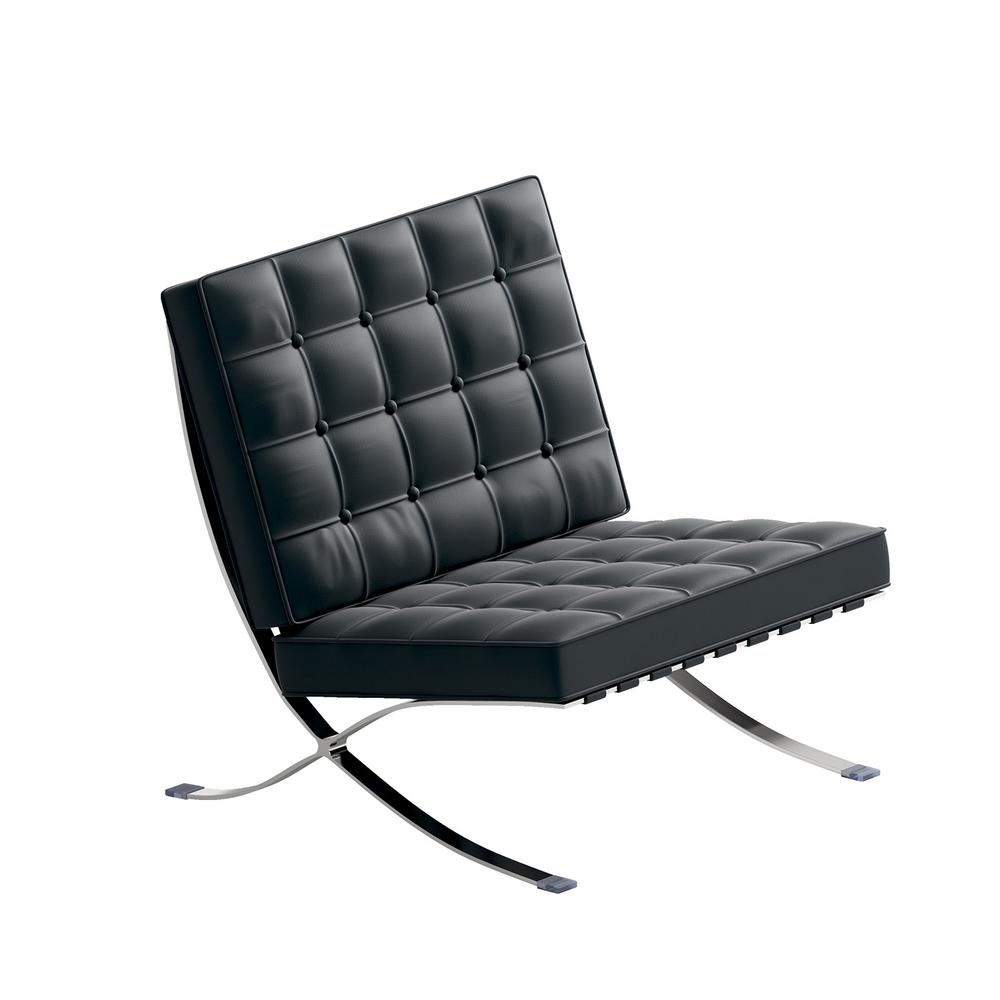 Boyel Living Barcelona Chair Genuine Leather Chair Premium