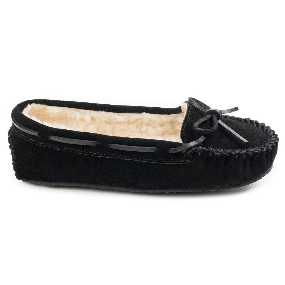minnetonka cally suede slipper