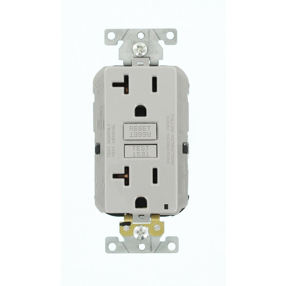Leviton 20 Amp Lev-Lok Modular Wiring Device SmartlockPro Industrial Grade GFCI... by Leviton