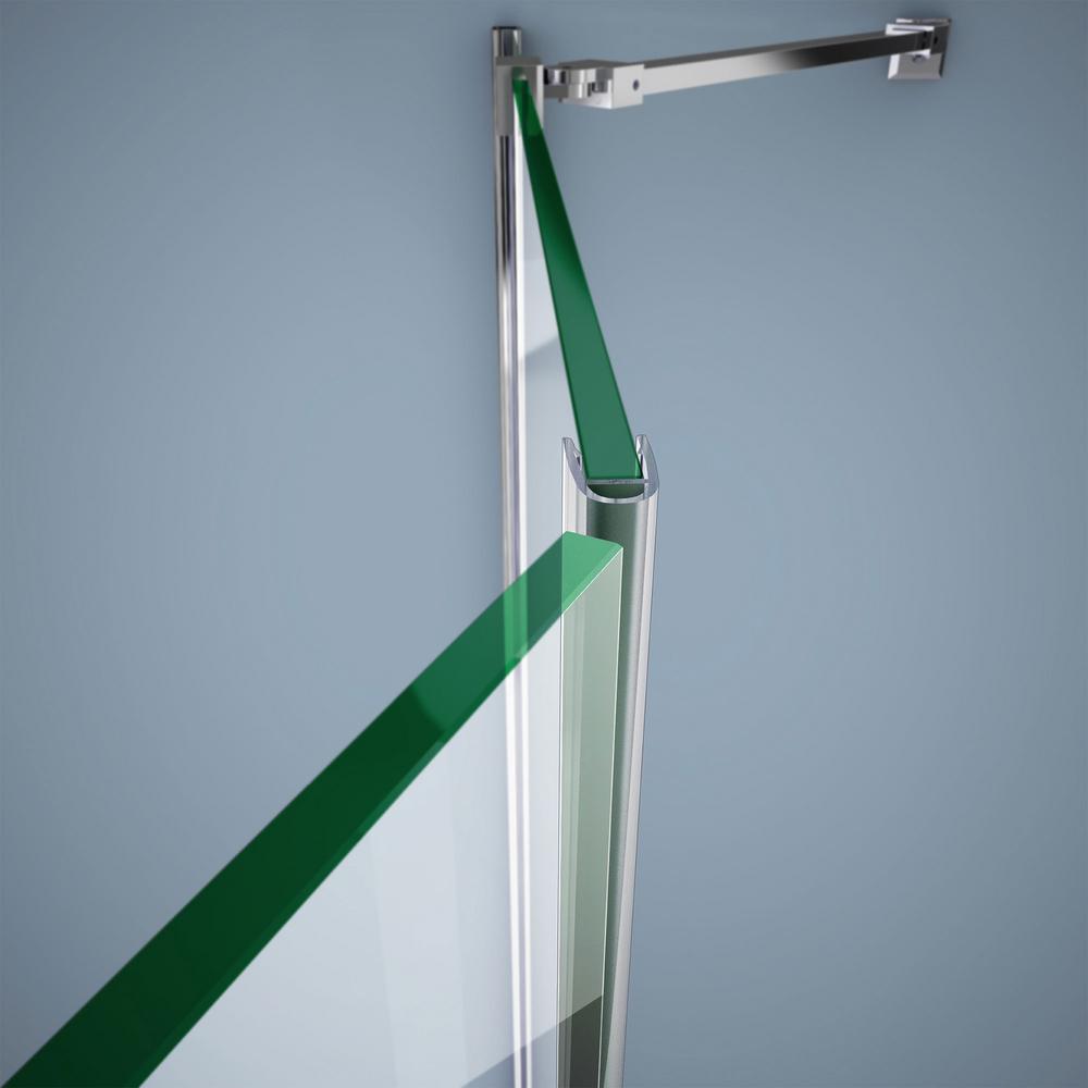 Dreamline 76 In L Clear Bumper Seal For 1 4 In Glass Shower Door