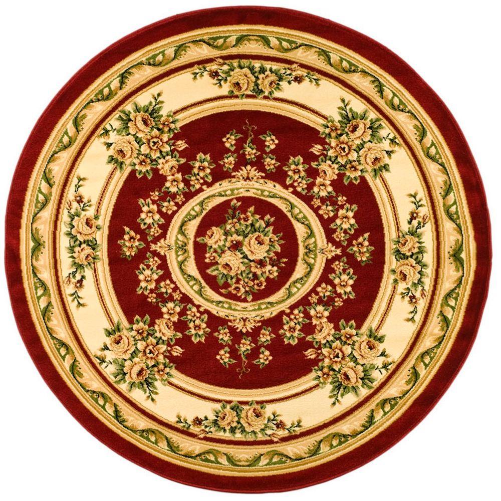 Safavieh Lyndhurst Red/Ivory 5 ft. x 5 ft. Round Area RugLNH218C5R