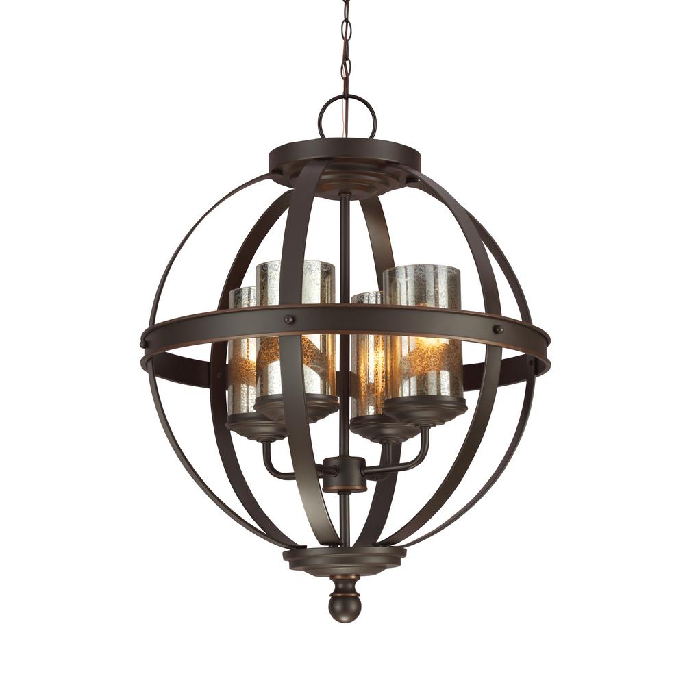 Newbury Manor Collection 6 Light Vintage Bronze Chandelier Home Home Decorators Collection Newbury Manor 6