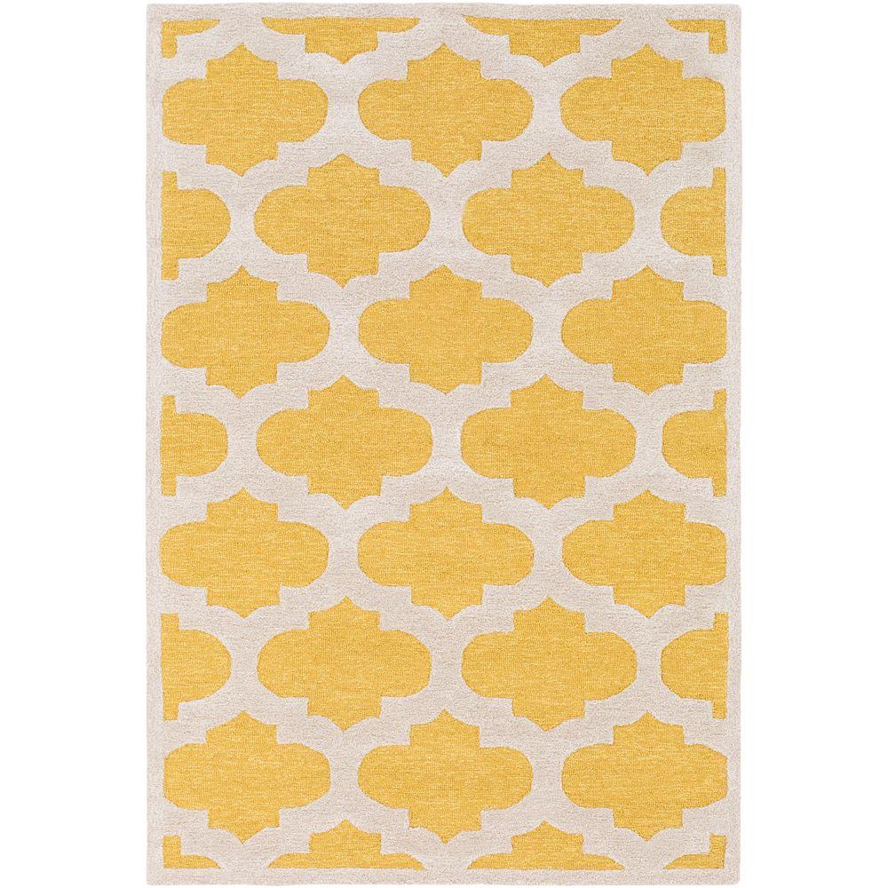 4 X 6 Yellow Area Rugs The Home Depot Arise Hadley Yellow 4 Ft X 6 Indoor Area Rug