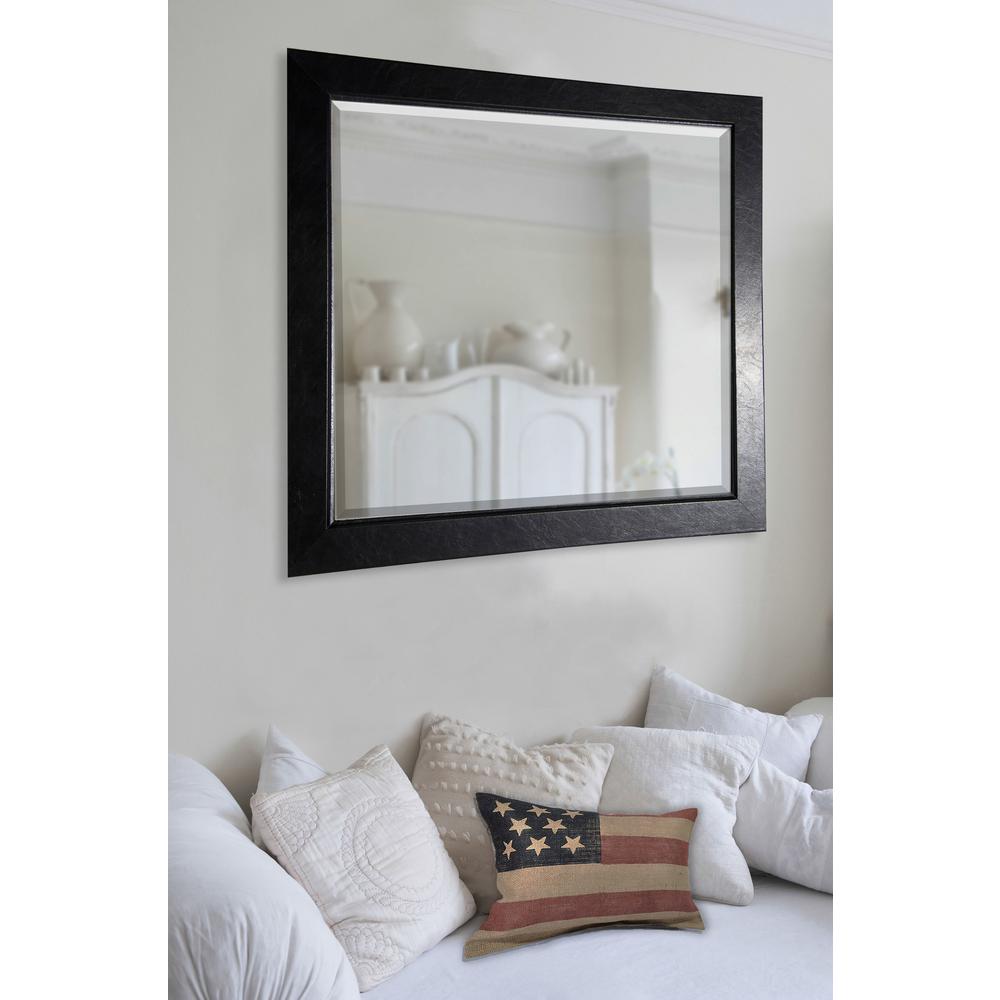 39 In X 45 Black Superior Rounded Beveled Wall Mirror R012l 39 In X 45 Black Superior Rounded Beveled Wall Mirror