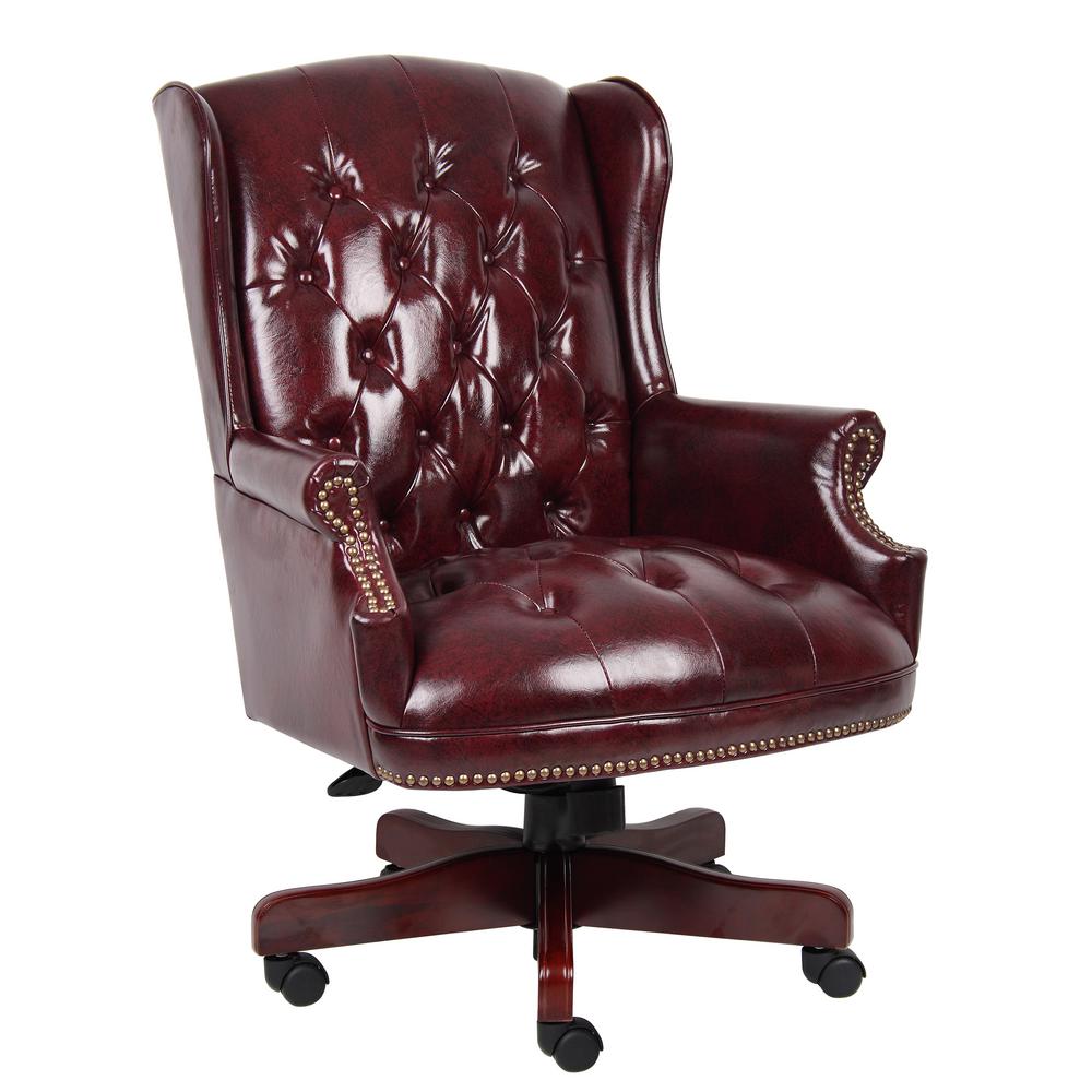 Burgundy Boss Office Products Executive Chairs B800 By 64 1000 
