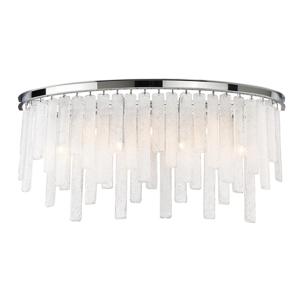 Eurofase Uzo Collection 3Light Chrome and Clear Bath Light 26348018