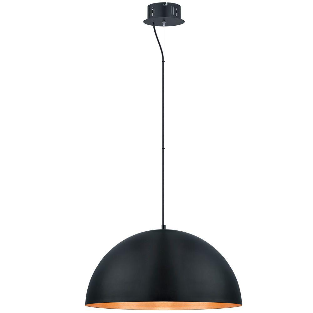 Eglo Gaetano 100 Watt Black Integrated Led Pendant 201894a The Eglo Gaetano 100 Watt Black Integrated Led Pendant