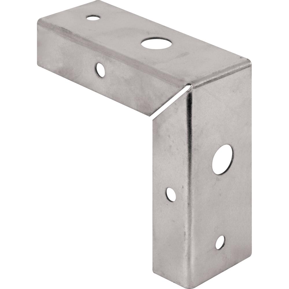 Prime Line 1 1 8 In X 3 3 8 In Bi Fold Door Corner Repair Bracket 2 Pack