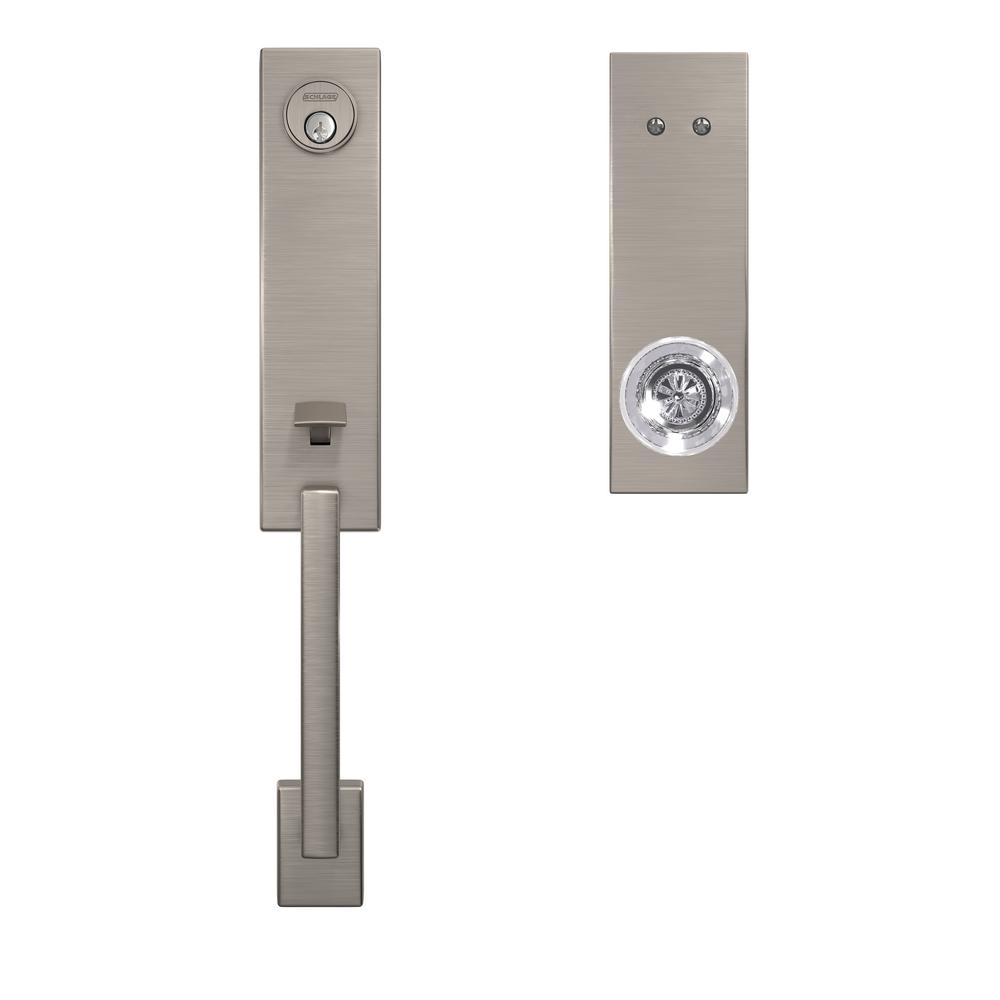 Schlage Custom Century Satin Nickel 3 4 Trim Dummy Door Handleset