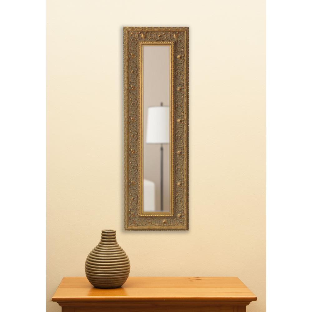 31 5 In X 13 Ont Gold Vanity Mirror Single Panel