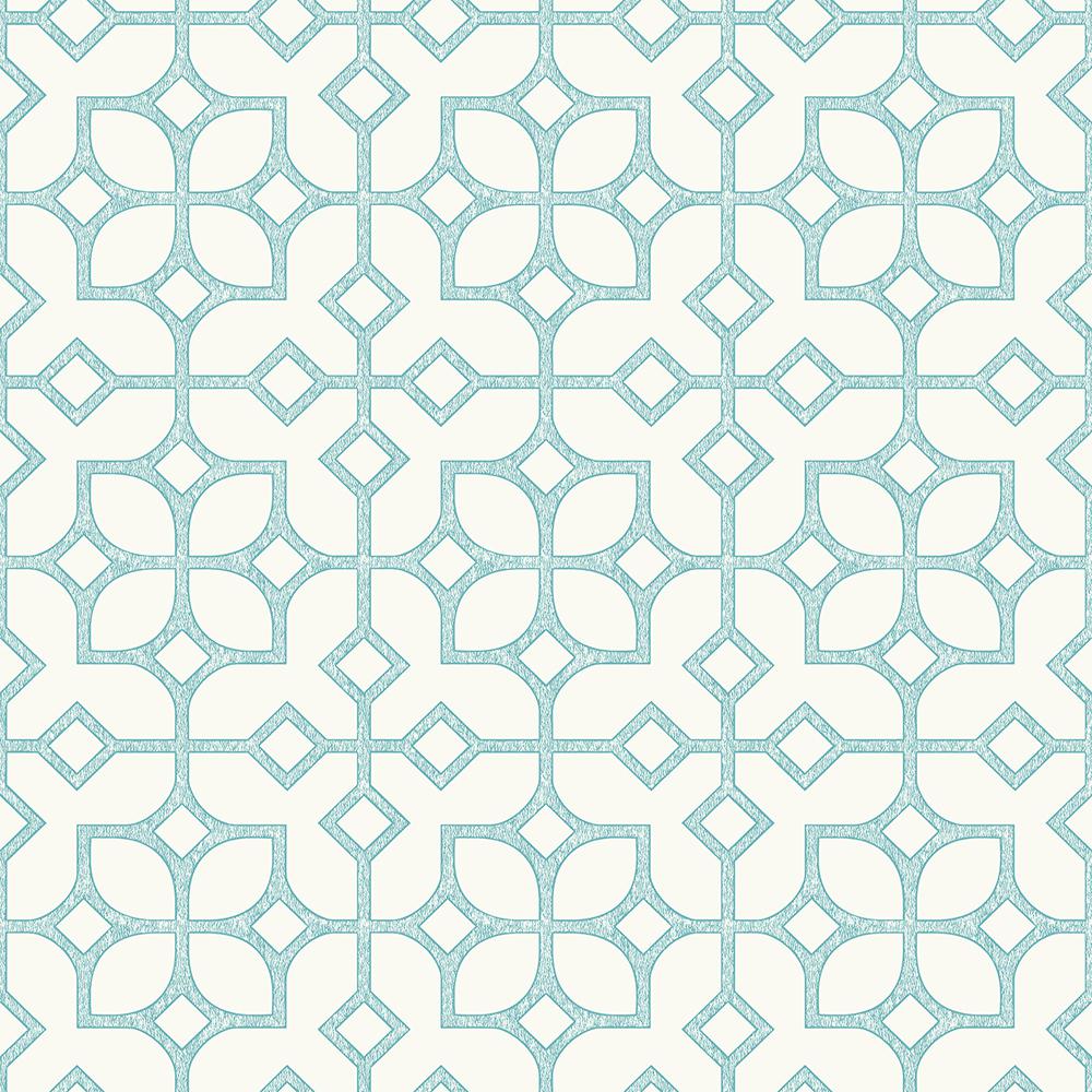 A Street Maze Turquoise Tile Wallpaper Sample 2697 78025sam The A Street Maze Turquoise Tile Wallpaper Sample 2697 78025sam The Home Depot