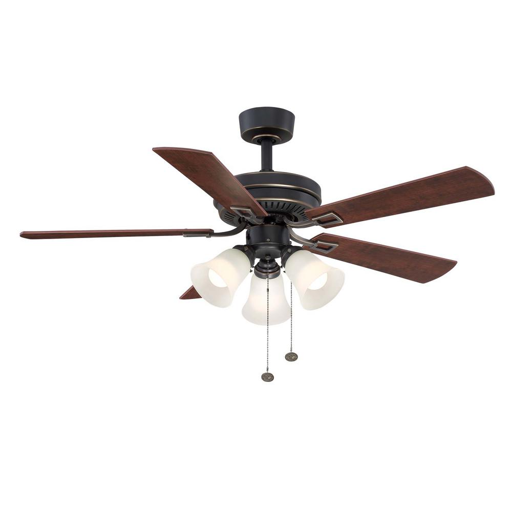 Hunter Channing 44 in. Indoor New Bronze Ceiling Fan with Light Kit