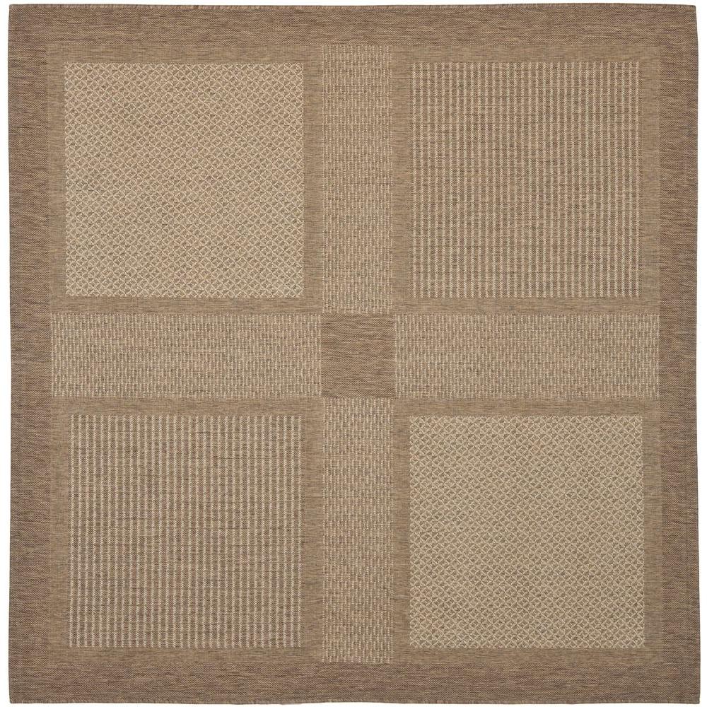 Safavieh Courtyard Natural/Brown 7 ft. x 7 ft. Indoor/Outdoor Square Area RugCY150230017SQ
