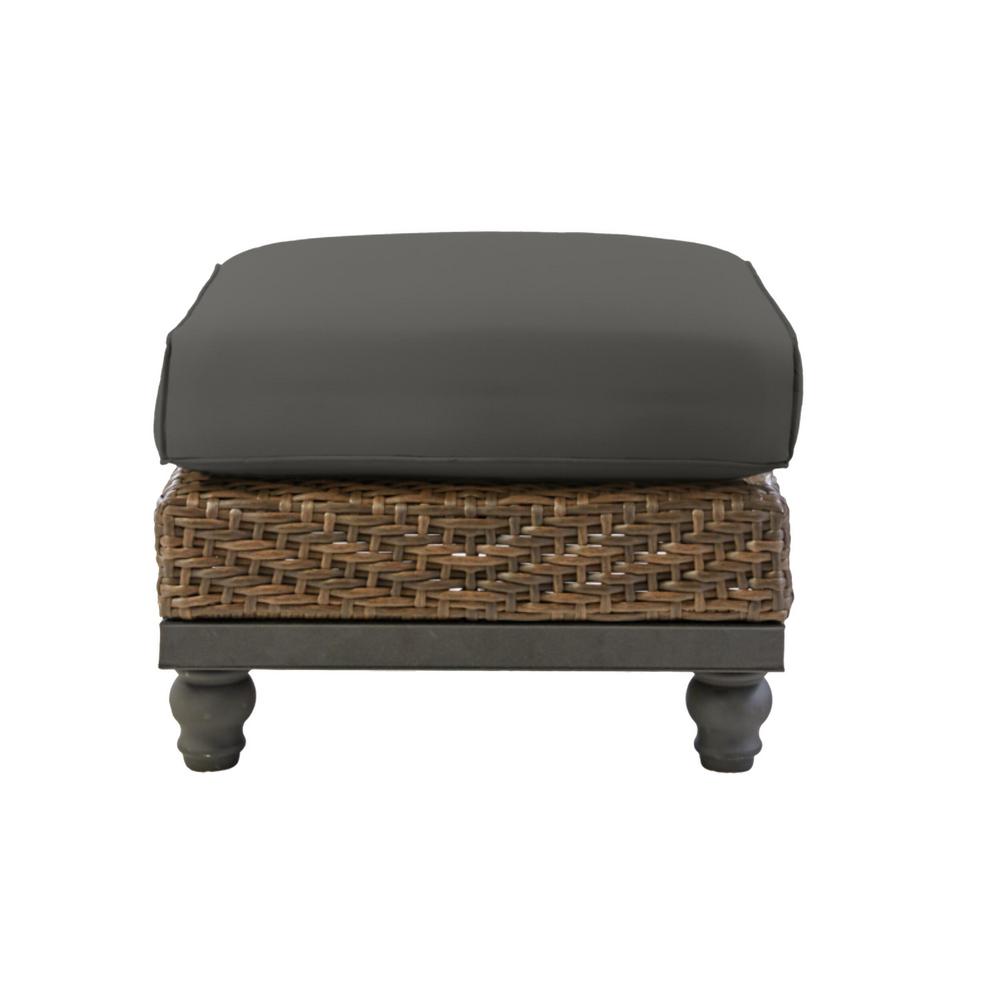 Gray - Outdoor Ottomans - Outdoor Lounge Furniture - The Home Depot