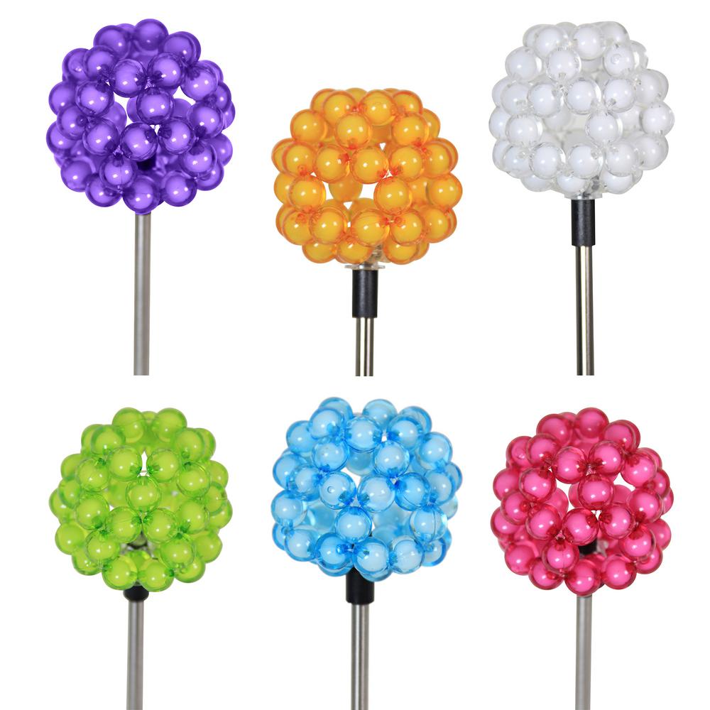 Exhart Solar Bubble 16 in. Cluster Plant Stakes (Set of 6)-54156 - The ...