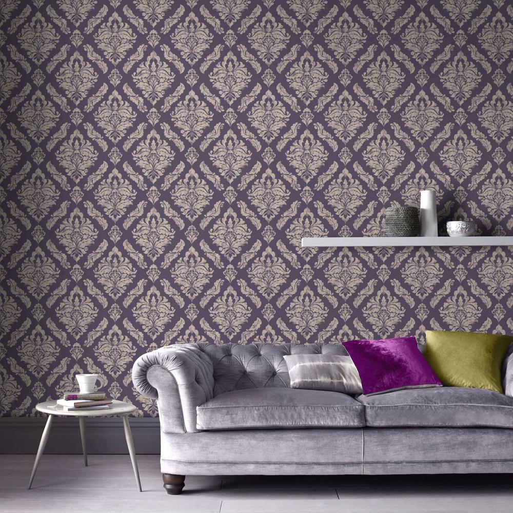 purple wallpaper for home