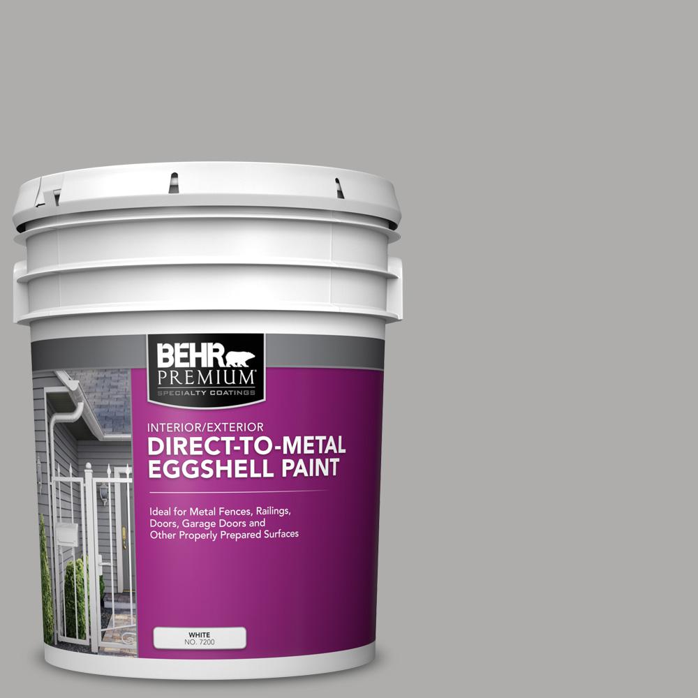 BEHR PREMIUM 5 gal. N5203 Flannel Gray Eggshell Direct