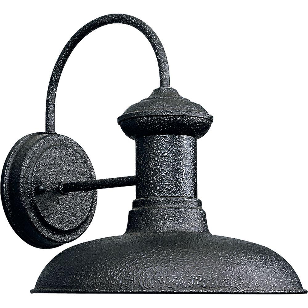 Progress Lighting Brookside Collection 1 Light Gilded Iron 10 75 In Outdoor Wall Lantern Sconce Progress Lighting Brookside Collection 1 Light Gilded Iron 10 75 In Outdoor Wall Lantern Sconce