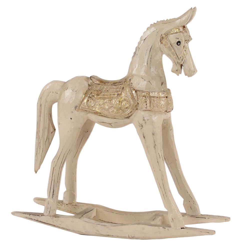 peacock rocking horse
