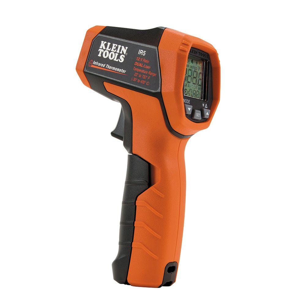 an infrared thermometer