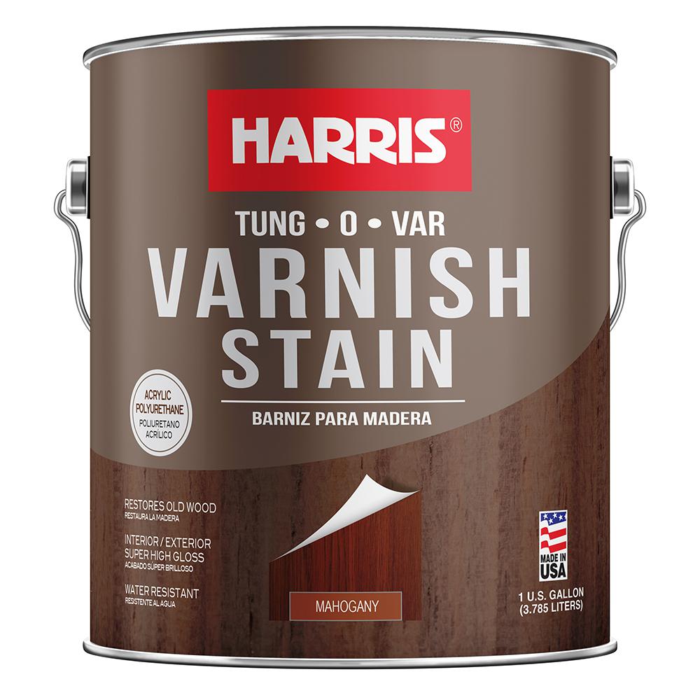Harris TungOVar 1 gal. Mahogany HighGloss Varnish Stain31102 The