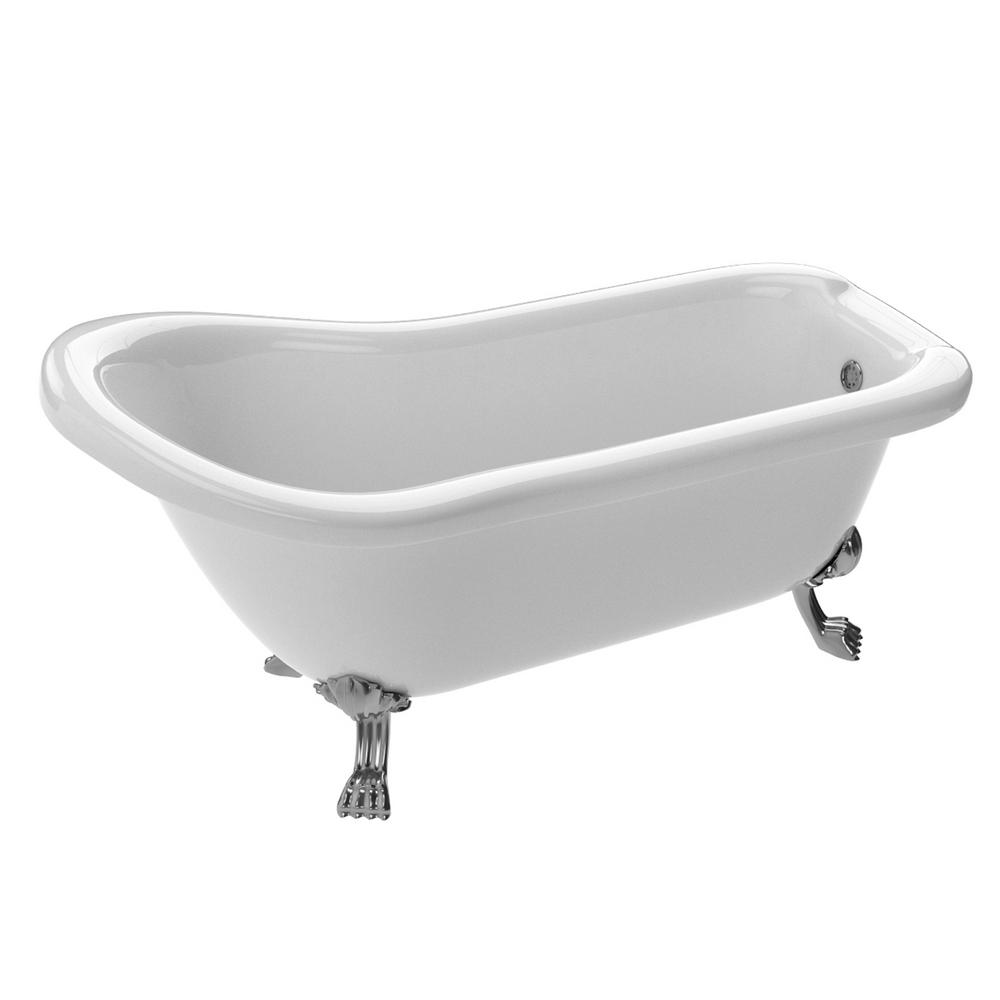 5 ft clawfoot tub