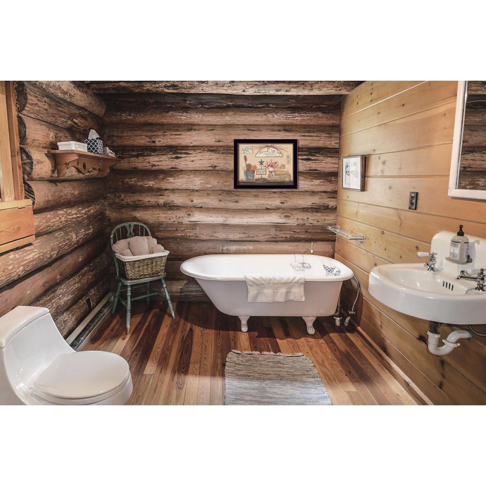 Trendydecor4u 14 In X 18 Wash Room By Pam Britton Printed Trendydecor4u