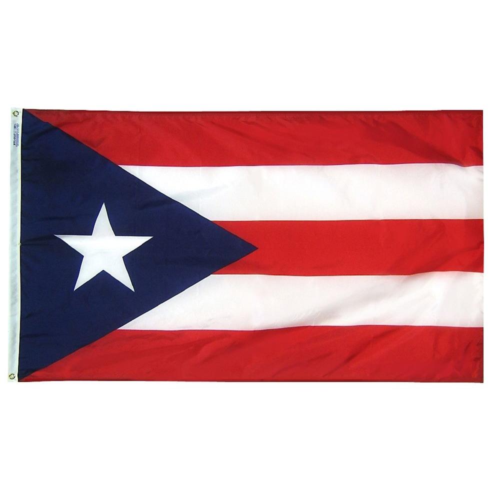 Annin Flagmakers 4 Ft X 6 Ft Puerto Rico Flag 146770 The Home