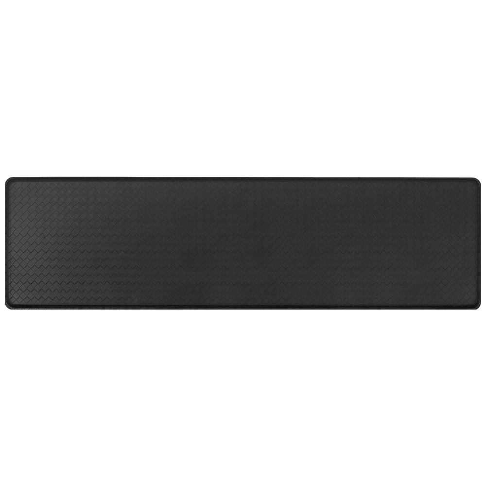 Gelpro Classic Basketweave Black 20 In X 72 Comfort Kitchen Mat Classic Basketweave Black 20 In X 72 Comfort Kitchen Mat