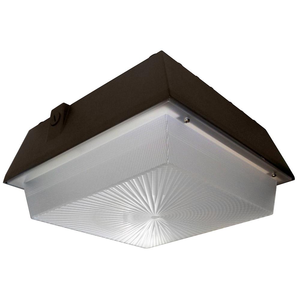 Radiance 45 Watt Bronze Integrated Led Outdoor Large Garage Area Light