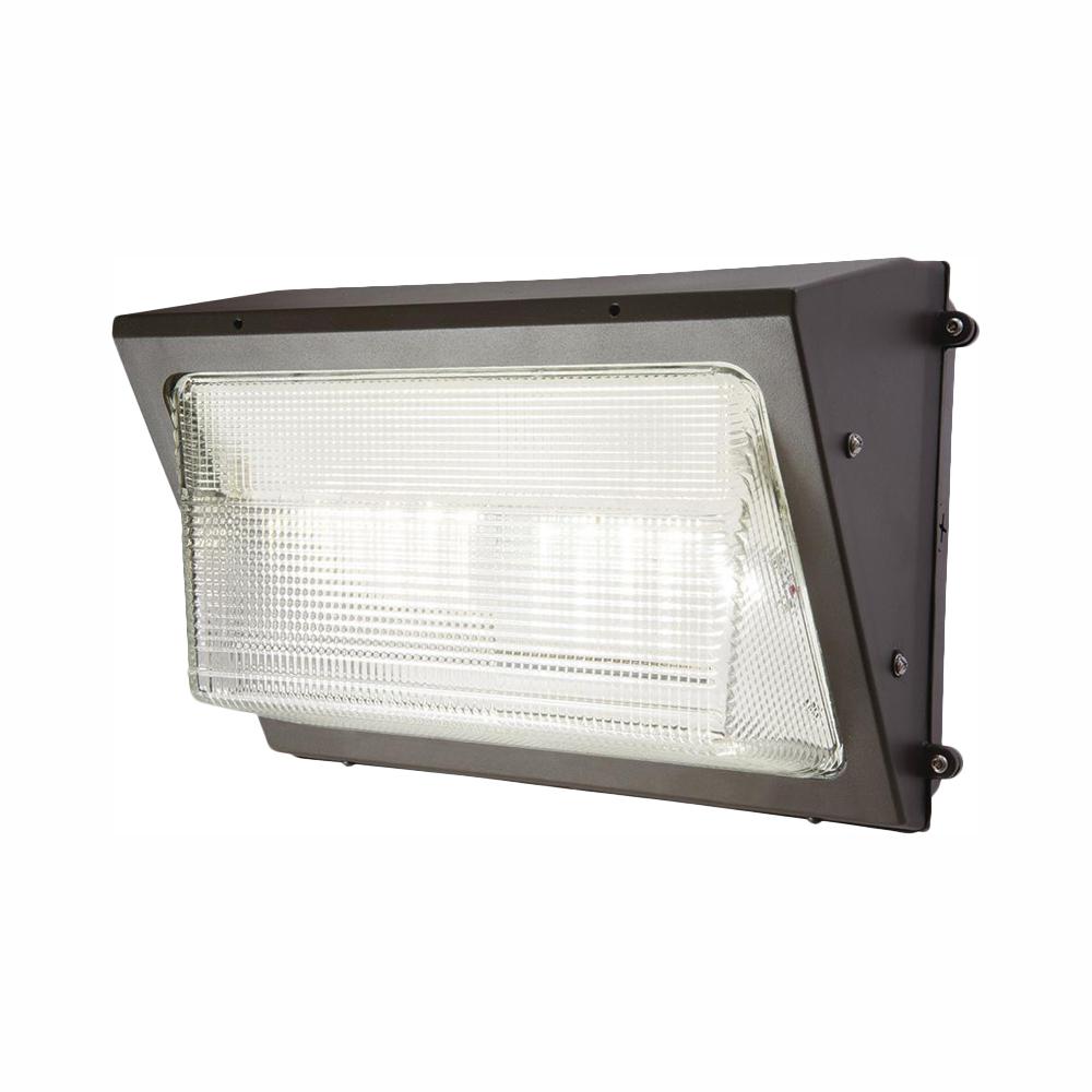 Halo Bronze Outdoor Integrated LED Wall Pack and Area Security Light ...