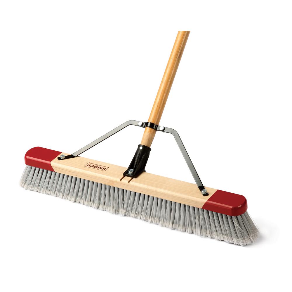 Reviews for Harper 24 in. Easy to Assemble Indoor Push Broom 2224P1