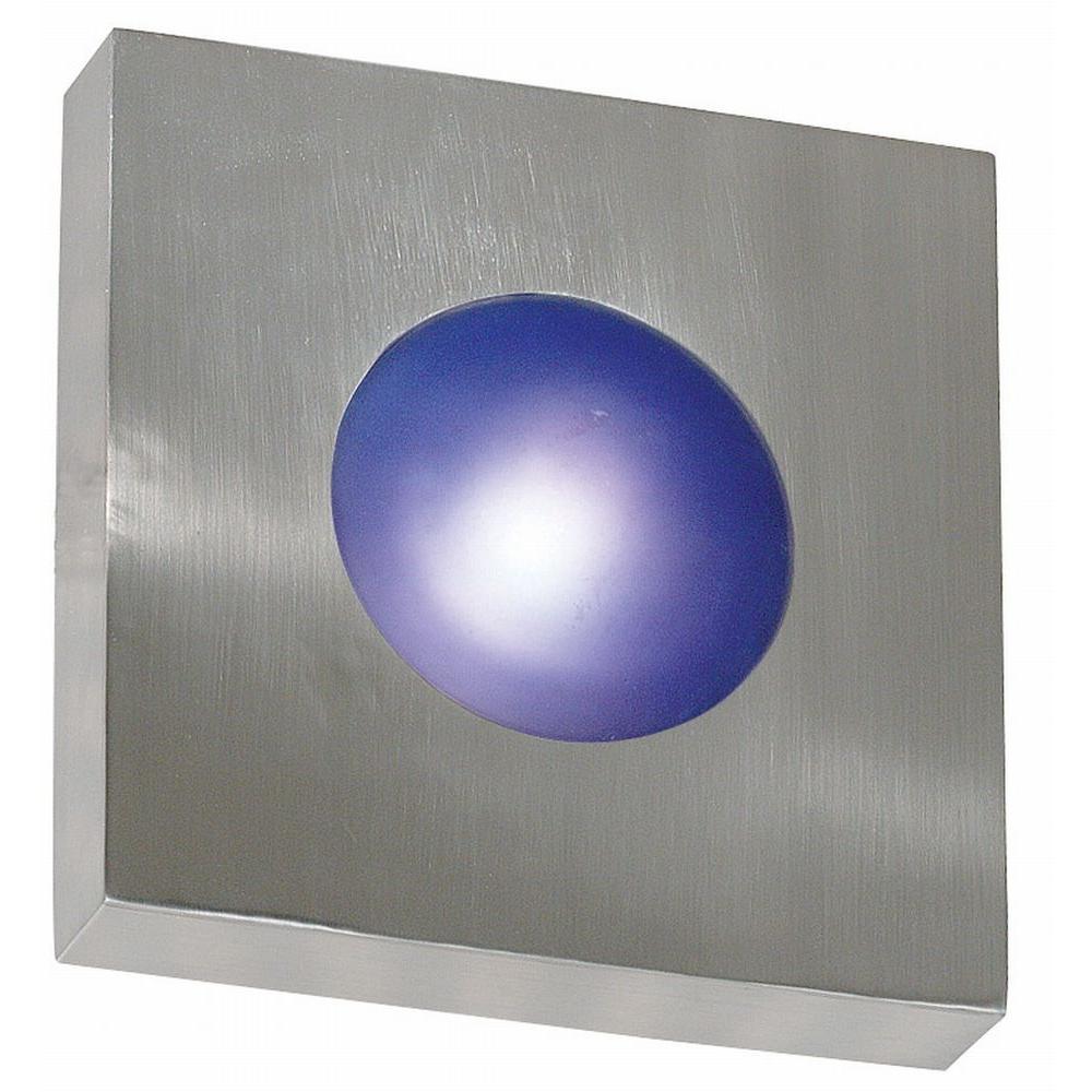 Kenroy Home Burst 1 Light Polished Aluminum Small Square Sconce Burst 1 Light Polished Aluminum Small Square Sconce