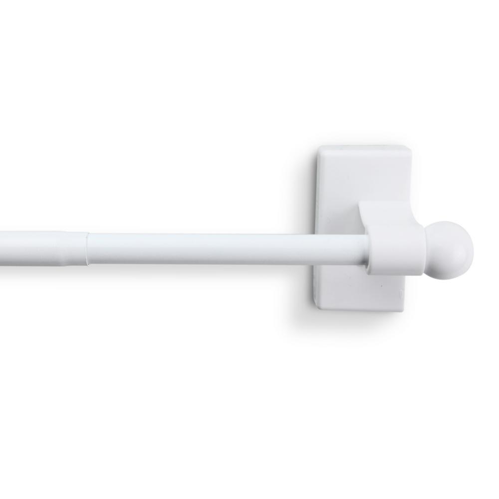 Rod Deysne Magnetic 7 16 In Dia 28 In 48 In Long Single Rod In White Mag28 01 The Home Depot