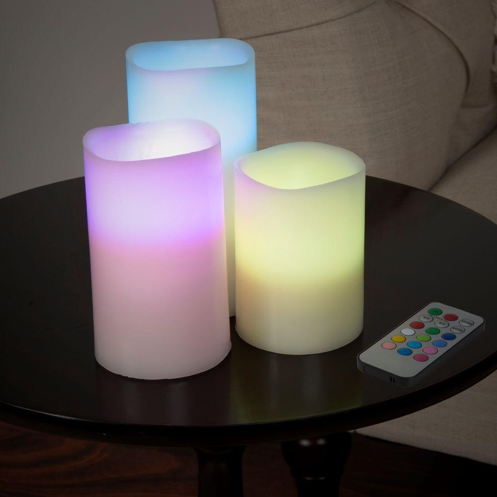 color changing glow candles