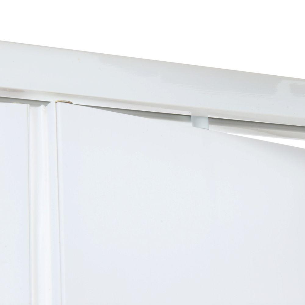 Encore Vinyl White Accordion Door 36 in. x 80 in. Folding Interior