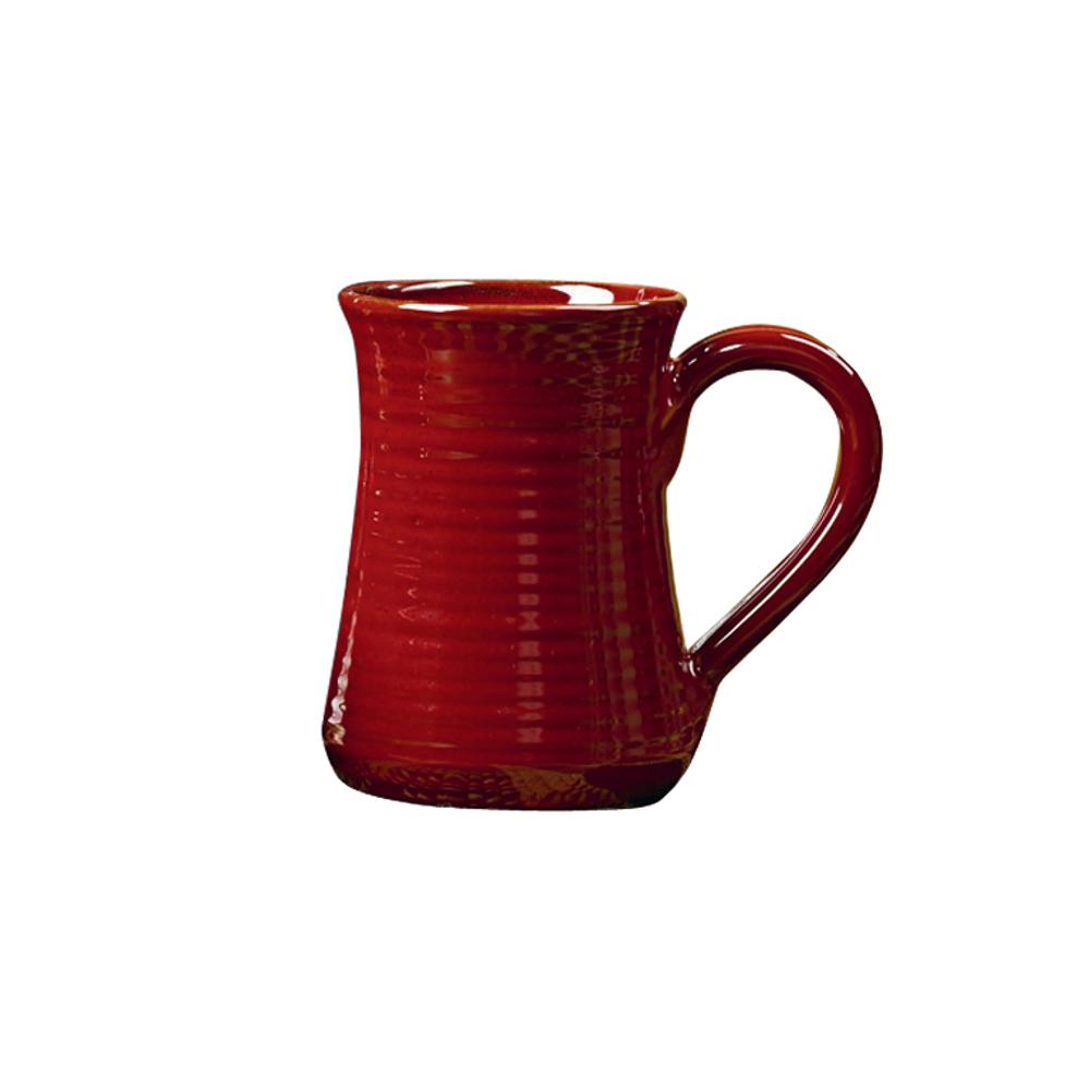 Park Designs Aspen 18 oz. Red Ceramic Coffee Mug (Set of 4)479660M