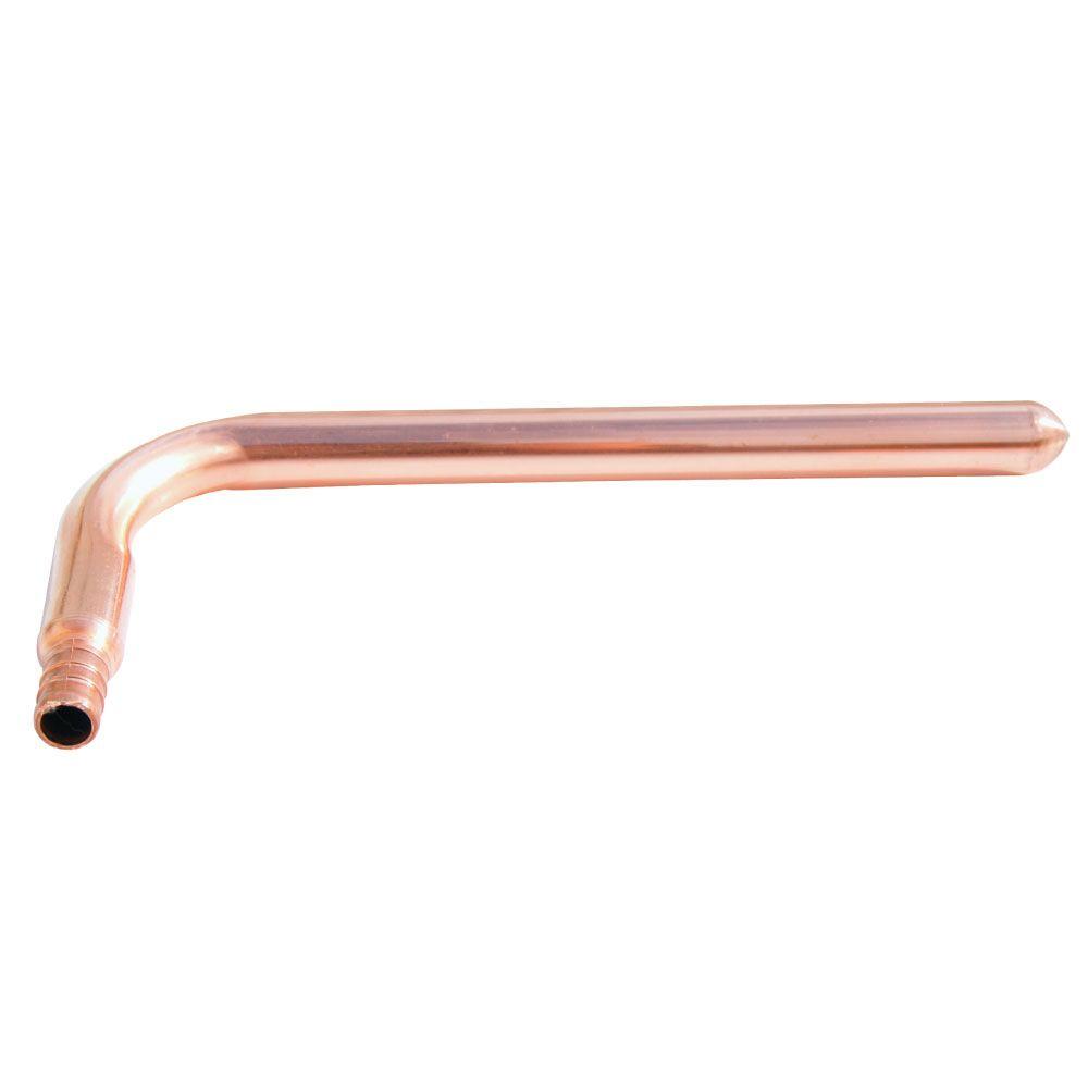 8 in. x 1/2 in. Copper PEX Barb StubOut 90Degree Elbow22791 The