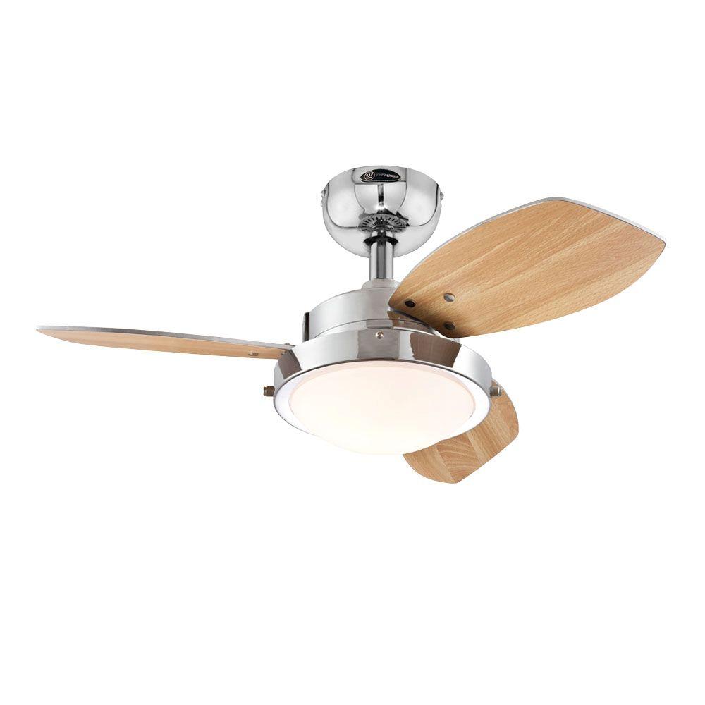 Westinghouse Wengue 30 In Indoor Chrome Finish Ceiling Fan