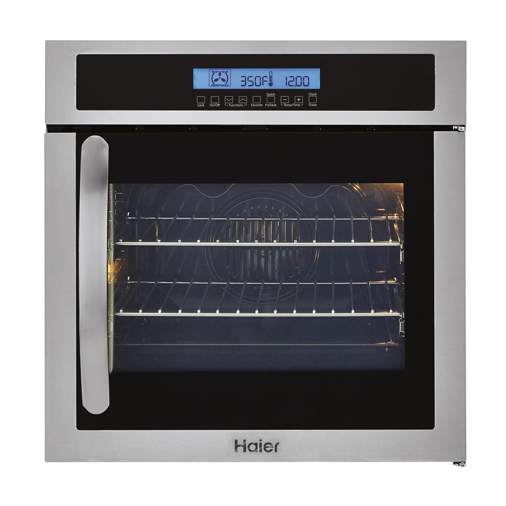 GE 24 in. Single Electric Wall Oven in Stainless SteelJRS06SKSS The Home Depot
