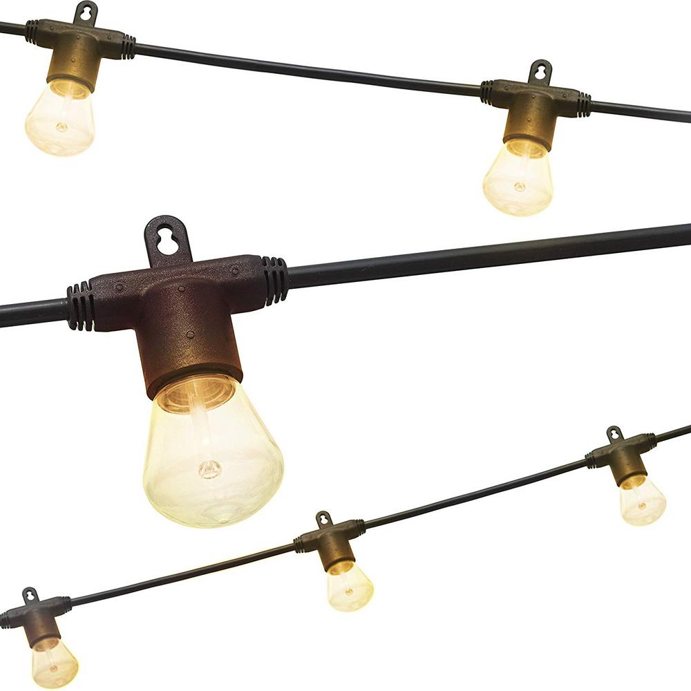 Hampton Bay 24Light Indoor/Outdoor 48 ft. String Light with S14 Single