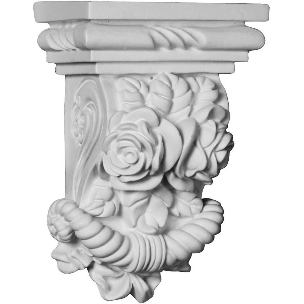 Ekena Millwork COR08X06X13LF-CASE-2 Corbel Factory Primed and Ready for Paint