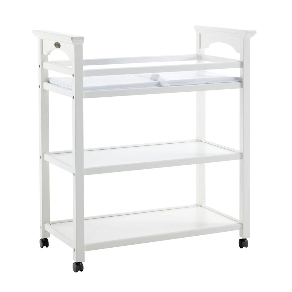 graco changing table pebble gray